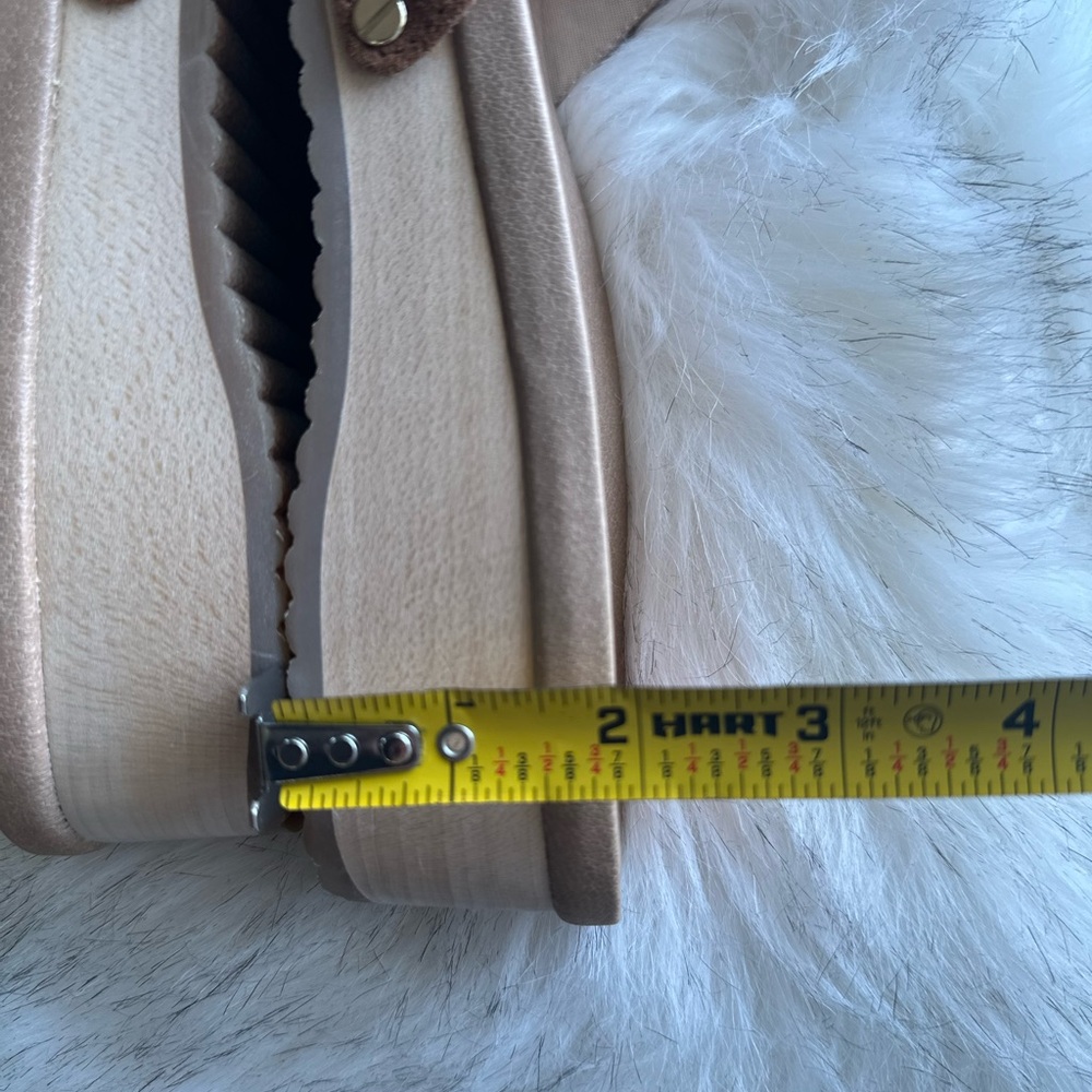 Dr. Scholl's Tan Suede Buckle Sandals - Picture 5 of 14